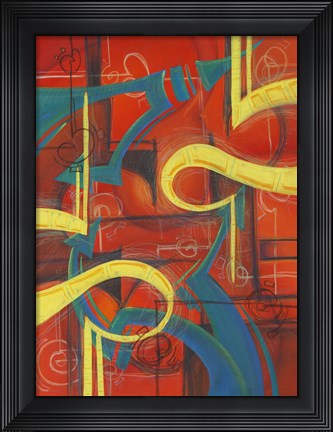 Framed Abstract 24 Print