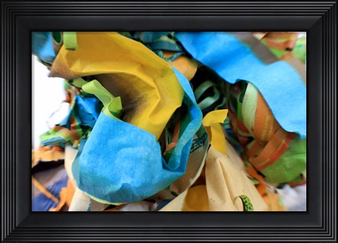 Framed Cups And Tape 1 Print