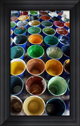 Framed Cups And Tape 3 Print