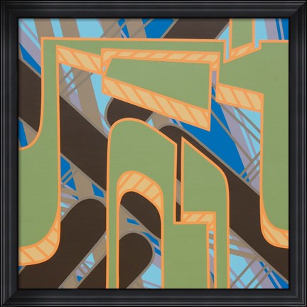 Framed Lines Project 58 Print
