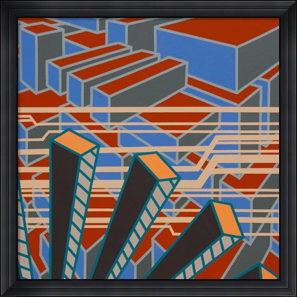 Framed Lines Project 65 Print