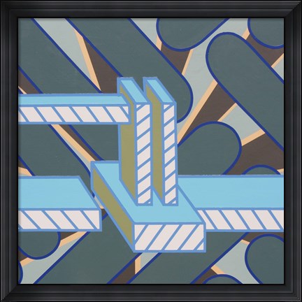 Framed Lines Project 68 Print