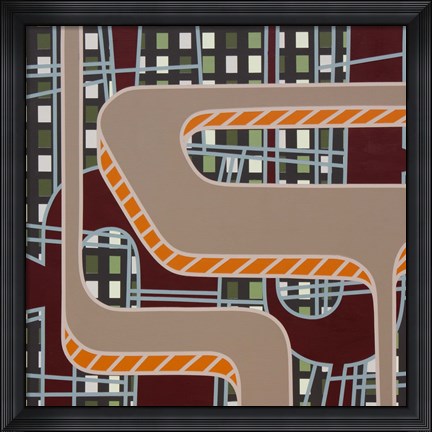 Framed Lines Project 81 Print