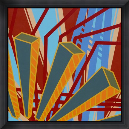 Framed Lines Project 62 Print