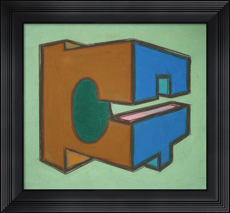 Framed Project Third Dimension 9 Print