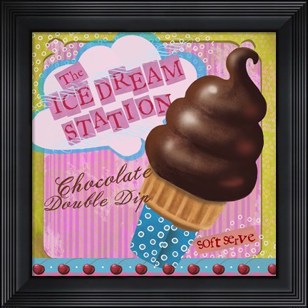 Framed Dream Cone I Print
