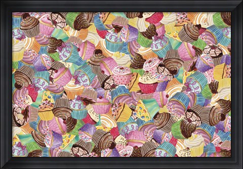 Framed Cupcake Mania Print