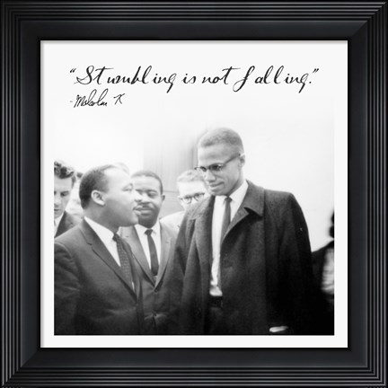 Framed Stumbling is Not Falling Print