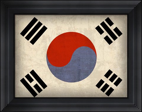 Framed Southkorea Print