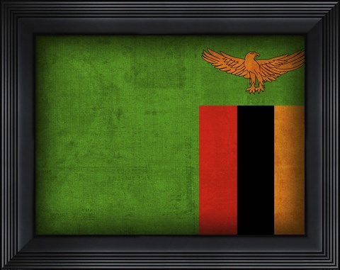 Framed Zambia Print