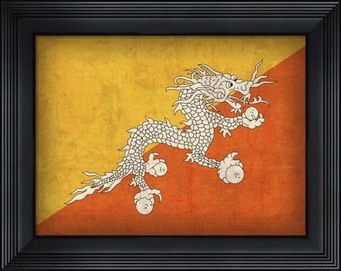 Framed Bhutan Print