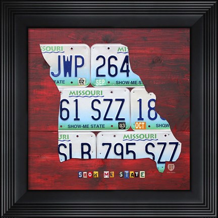 Framed Missouri Print