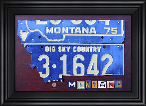 Framed Montana Print