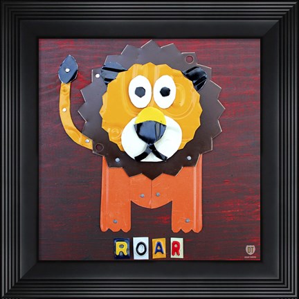 Framed Roar The Lion Print