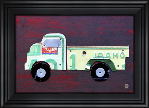 Framed Pickup Truck Print