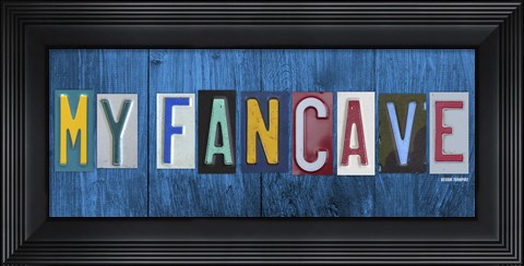 Framed My Fan Cave Print