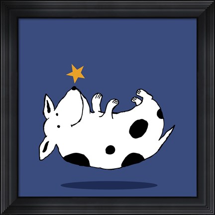 Framed Star Dog Print