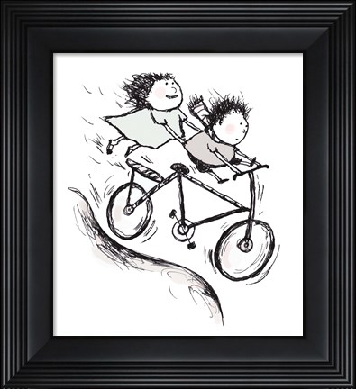 Framed Bike Kids Print