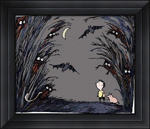 Framed Spooky Print