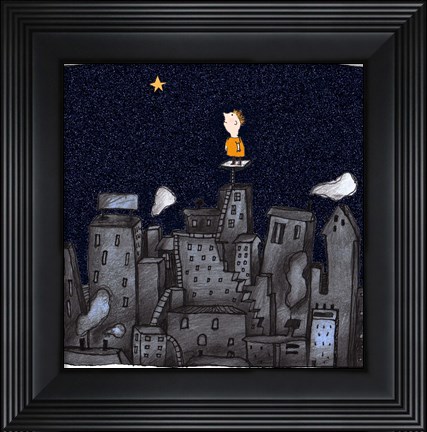 Framed Stargazing Print