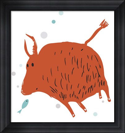 Framed Buffalo Love Print
