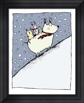 Framed Kind Dog Print