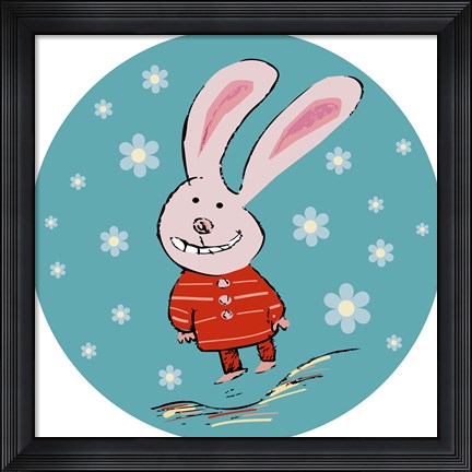 Framed Baby Bunny Print
