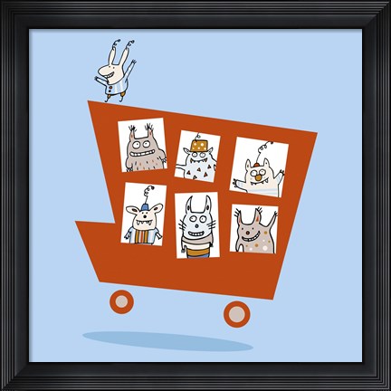 Framed Monster Truck Print