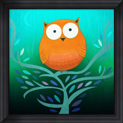 Framed Night Owl Print