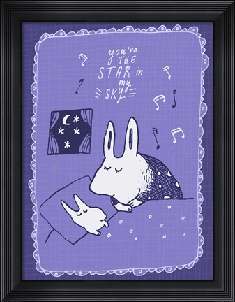 Framed Star In My Sky Print