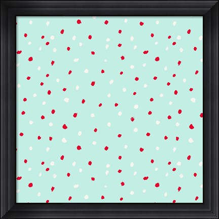 Framed Sleepy Time Dot Pattern Print