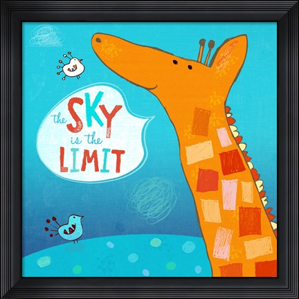 Framed Sky Is The Limit Print