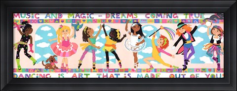 Framed Dancing Is Art Print