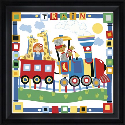 Framed Train Print