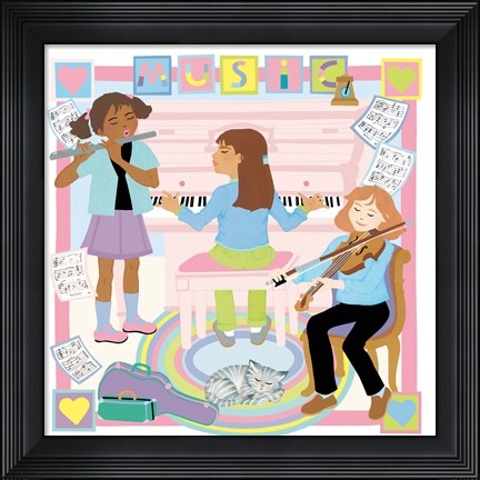 Framed Music Print