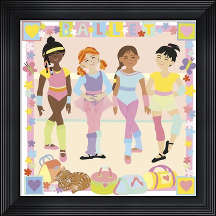 Framed Ballet Print