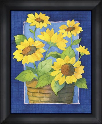 Framed Sunflowers Print