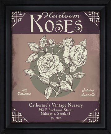 Framed Flower Shop I Print