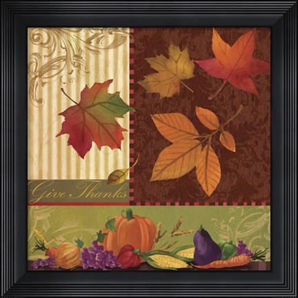 Framed Harvest Time II Print