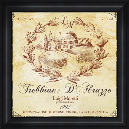 Framed Wine Cellar III Print