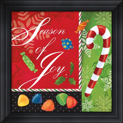 Framed Sweet Christmas II Print