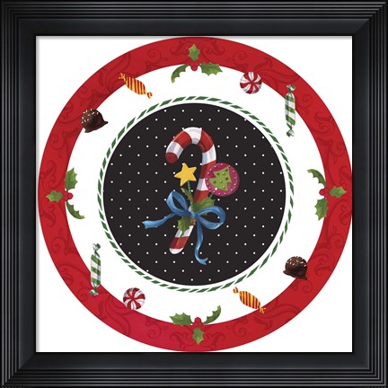 Framed Sweet Christmas IV Print