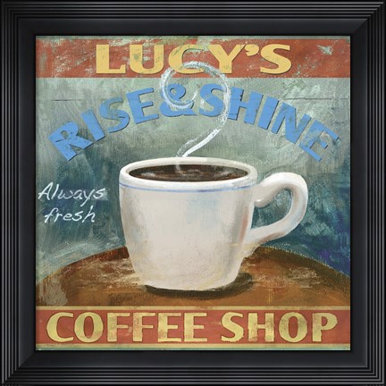 Framed Rise And Shine Print