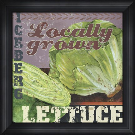 Framed Farm Fresh I Print