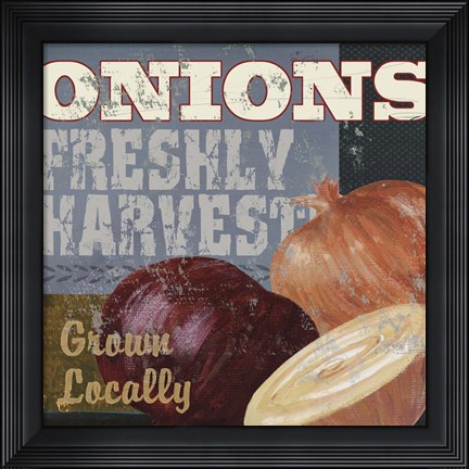 Framed Farm Fresh III Print