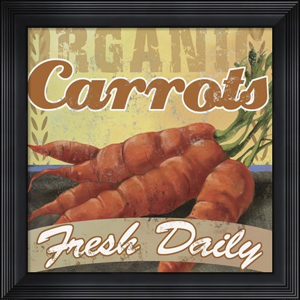 Framed Farm Fresh VI Print