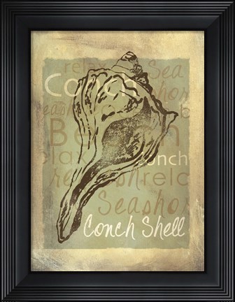 Framed Shore Life III Print