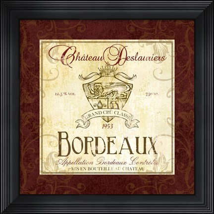 Framed Bordeaux Print