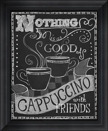Framed Cappuccino Print
