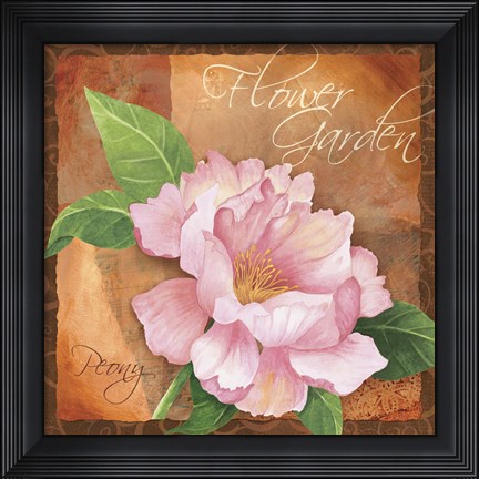Framed Peony Print